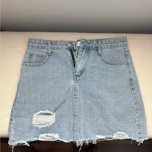 Jean Skirt- Size Small